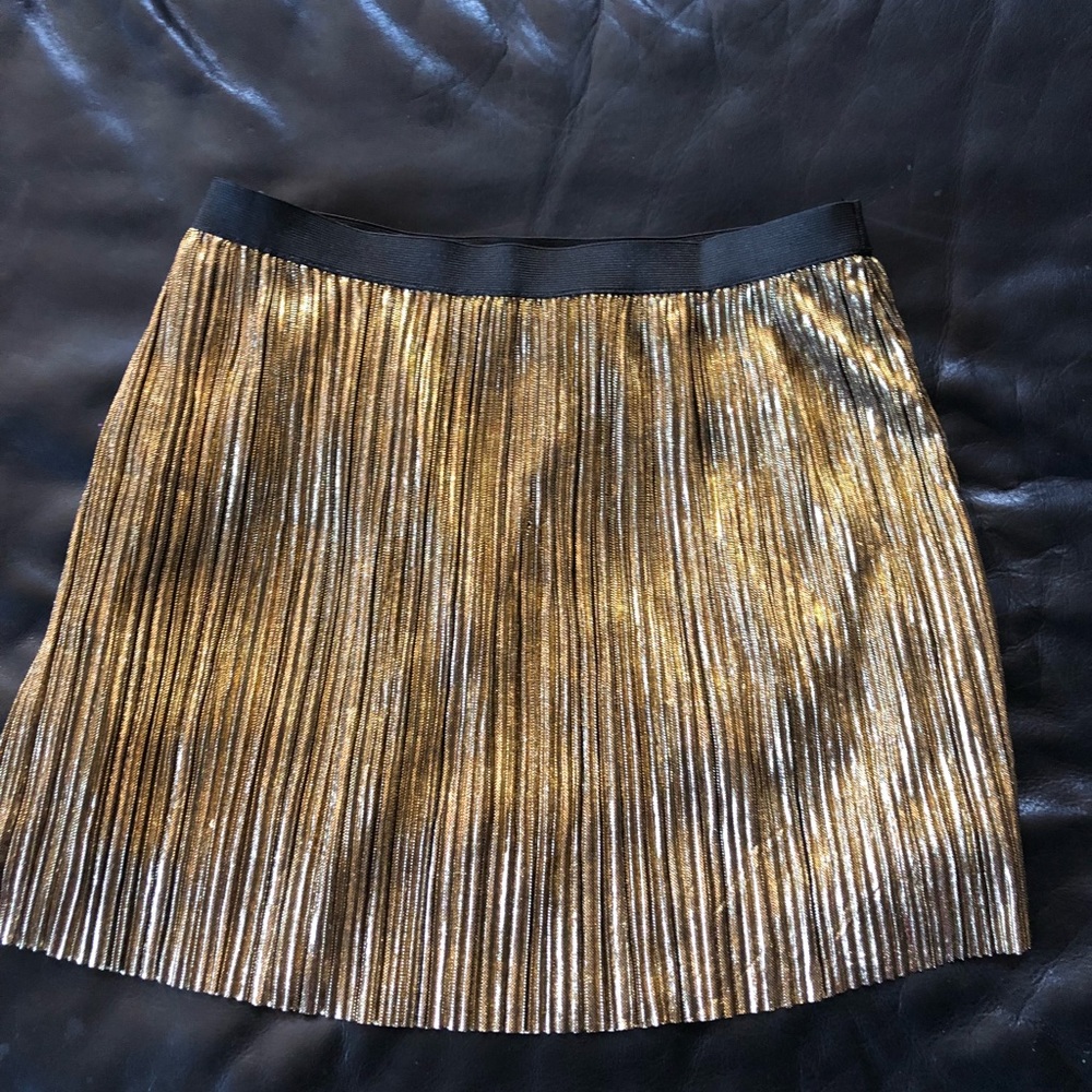 SEXY GOLD MINI SKIRT